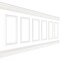 Ekena Millwork 94 1/2"L (Adjustable 40"H to 44"H) Ashford Square Panel Traditional Wainscot Paneling Kit WPKUSQ091P040 - alternate 4